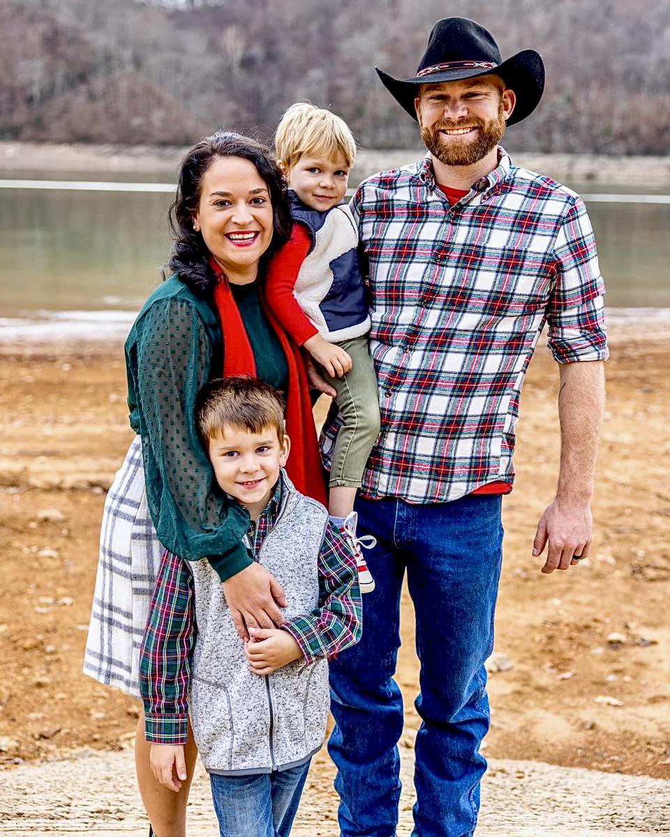 Tammy and Kody Stanton with their children Maverick and Montgomery